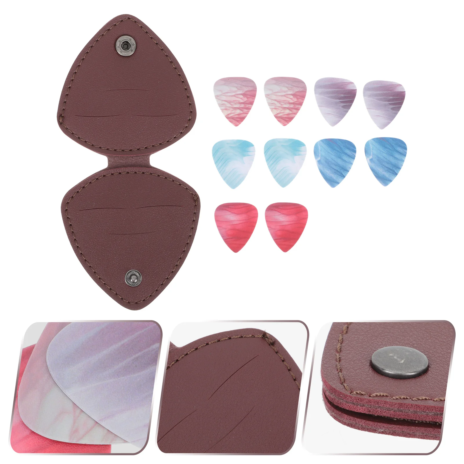 Guitar Pick Bag Plastic Plectrums Ballad PVC Practical Accessories Stringed Instrument Parts Folk Picks
Guitar Pick Bag Plastic Plectrums Ballad PVC Practical Accessories Stringed Instrument Parts Folk Picks