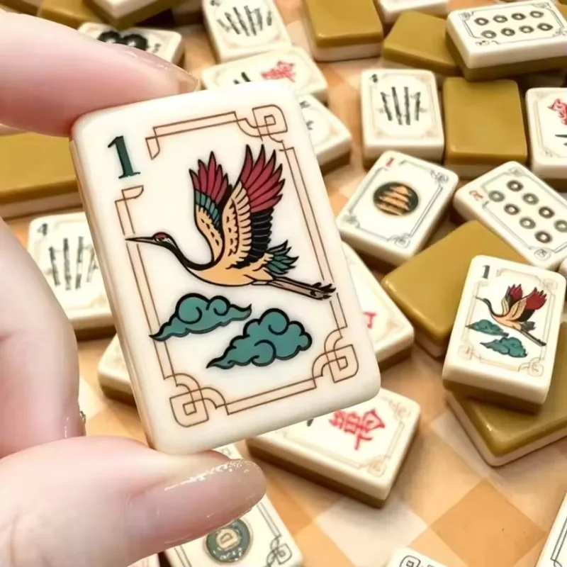 American mahjong card set 160 pieces 36mm 4 layers engraved acrylic card with golden mustard flower pad in stock for 4 people
American mahjong card set 160 pieces 36mm 4 layers engraved acrylic card with golden mustard flower pad in stock for 4 people