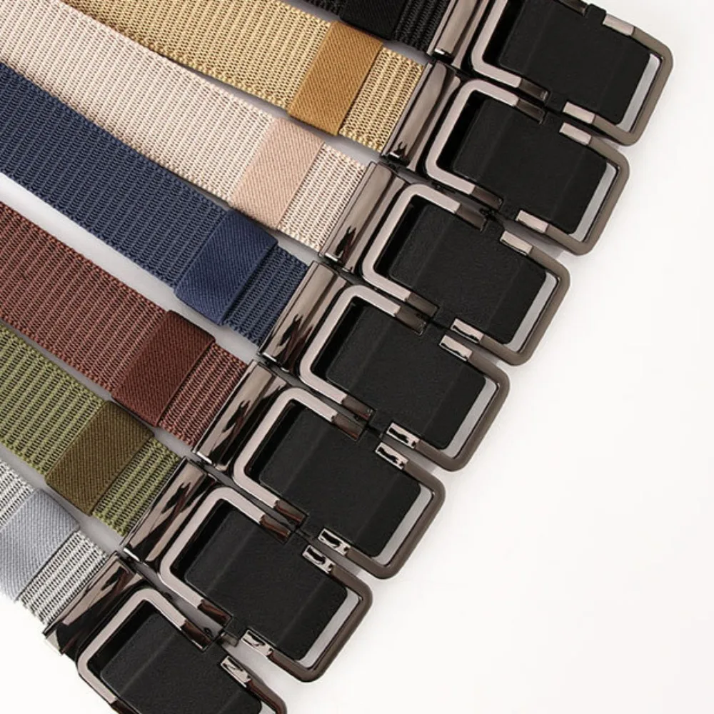 Jeans Decor Quick Buckle Hole-free Belt Lengthened Alloy Buckle Nylon Belt Thickened Canvas Men Waistband
Jeans Decor Quick Buckle Hole-free Belt Lengthened Alloy Buckle Nylon Belt Thickened Canvas Men Waistband