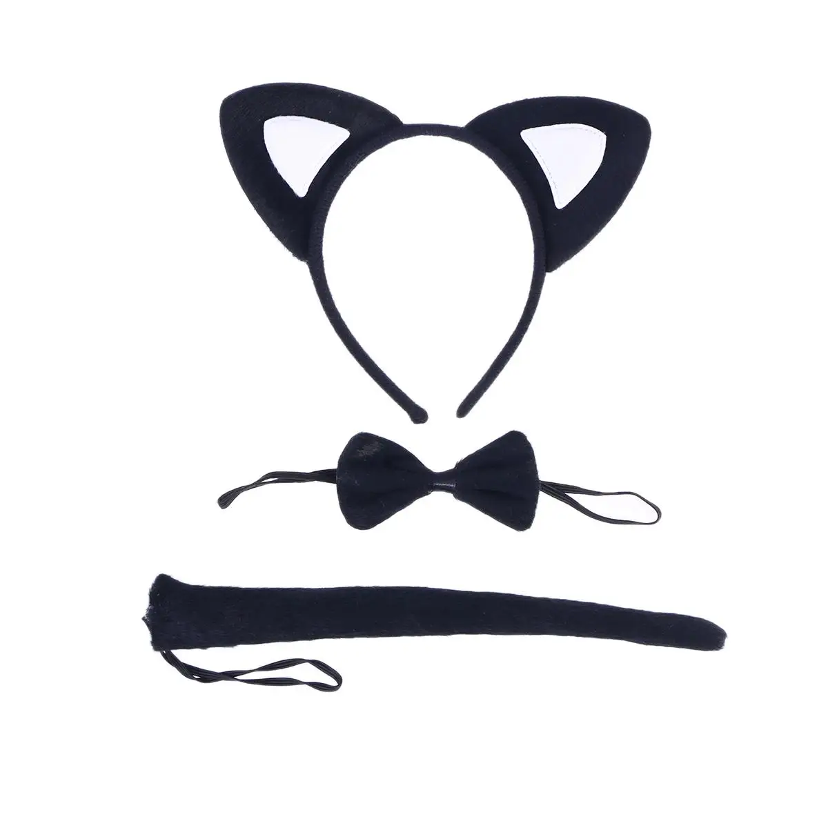3 Pcs Cartoon Headband Bow Tie Tail Set Durable Soft Material Elastic Band Kids Cat Cosplay Halloween Party Accessories Stylish
3 Pcs Cartoon Headband Bow Tie Tail Set Durable Soft Material Elastic Band Kids Cat Cosplay Halloween Party Accessories Stylish