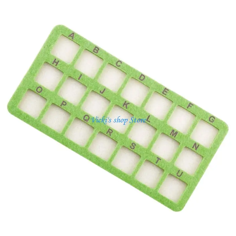 Felt Jewelry Craft Mat with 21 Grids Professional Crafting Mat Suitable for Efficient Bead Sorting and Protections
Felt Jewelry Craft Mat with 21 Grids Professional Crafting Mat Suitable for Efficient Bead Sorting and Protections