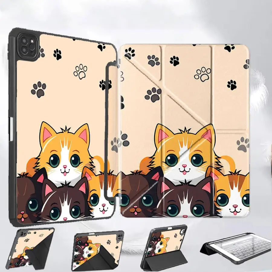 Cat And Paw Holder Cover Tablet Case For iPad Pro 11th 10th 9th 8th 7th 12.9inch Mini 6 7 Pro 2025 Air 4 5 M3 M2 M4 11inch
Cat And Paw Holder Cover Tablet Case For iPad Pro 11th 10th 9th 8th 7th 12.9inch Mini 6 7 Pro 2025 Air 4 5 M3 M2 M4 11inch