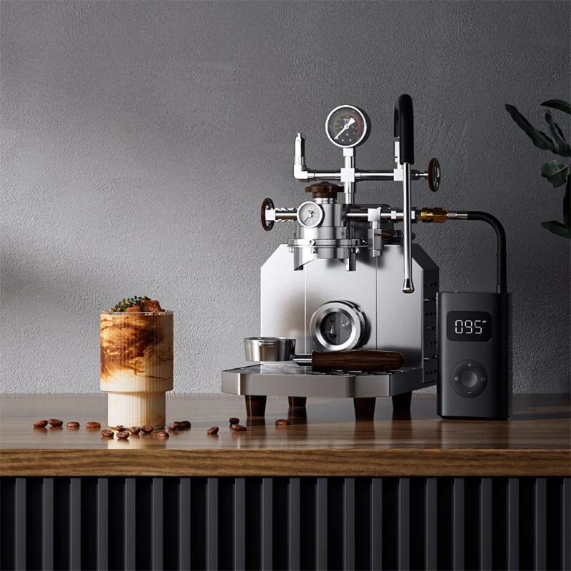Pneumatic Coffee Maker Home Small Commercial Espresso Maker Steam Milk Foam
Pneumatic Coffee Maker Home Small Commercial Espresso Maker Steam Milk Foam