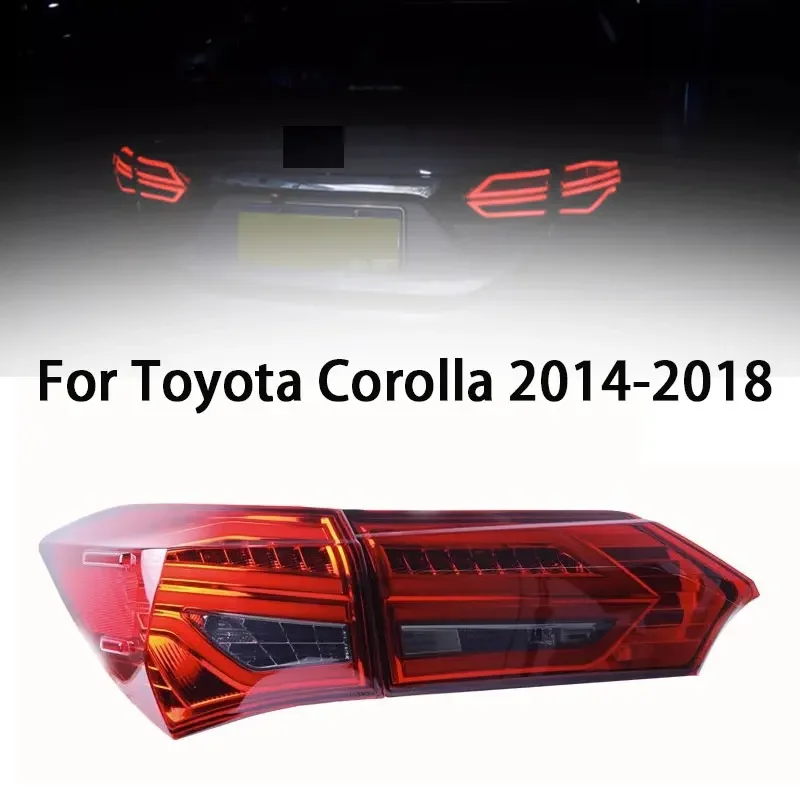 Светодиодный задний фонарь в сборе для Toyota Corolla, светодиодный задний фонарь 2014-2018, задний тормозной сигнал поворота, автомобильные аксессуары
Светодиодный задний фонарь в сборе для Toyota Corolla, светодиодный задний фонарь 2014-2018, задний тормозной сигнал поворота, автомобильные аксессуары