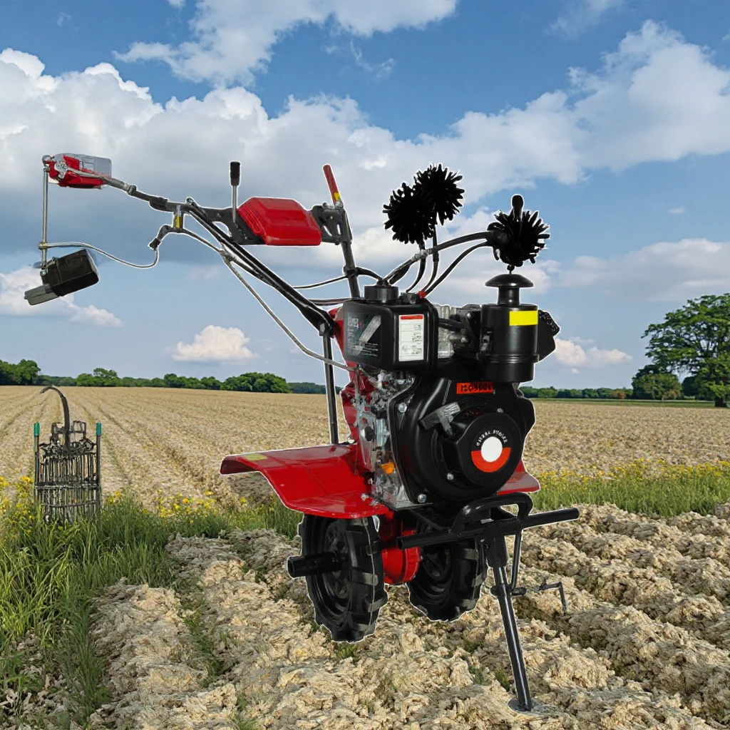 5.5HP Engine Power Tiller Plough Machine-Agricultural Walking Tractor With 1 Year Warranty 160x100x98CM
5.5HP Engine Power Tiller Plough Machine-Agricultural Walking Tractor With 1 Year Warranty 160x100x98CM