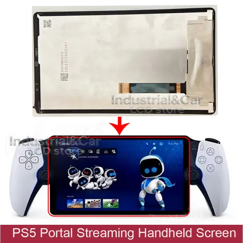 Original 8'' Inch LCD Display Screen Panel For SonyPS5 PS5 Portal Streaming Handheld Screen LCD Replacement
Original 8'' Inch LCD Display Screen Panel For SonyPS5 PS5 Portal Streaming Handheld Screen LCD Replacement