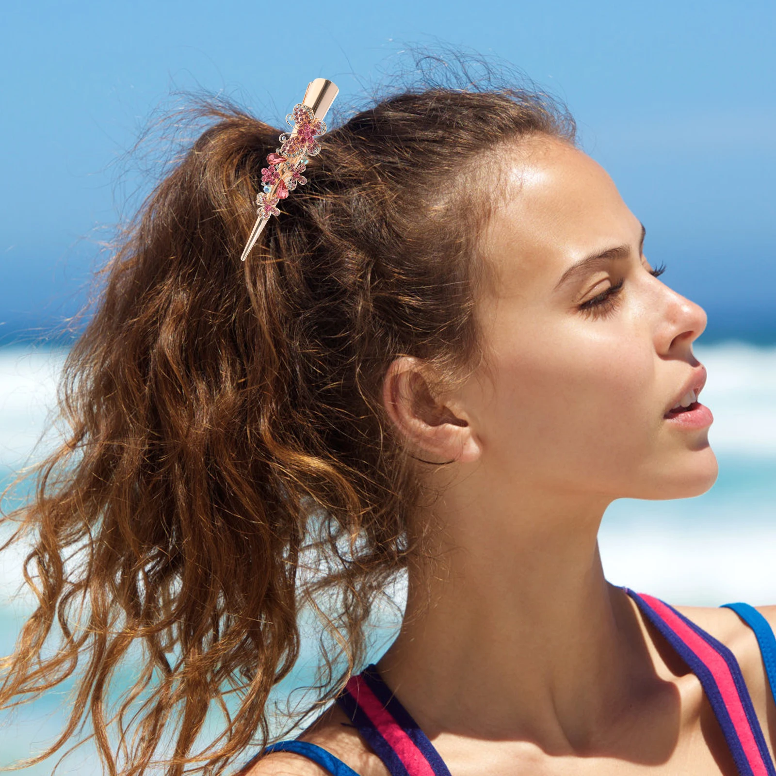 Horn Clip Large Purple Rhinestone Clips for Decorative Hair Clips For Women'S Hair Women Styling Barrettes Gifts
Horn Clip Large Purple Rhinestone Clips for Decorative Hair Clips For Women'S Hair Women Styling Barrettes Gifts