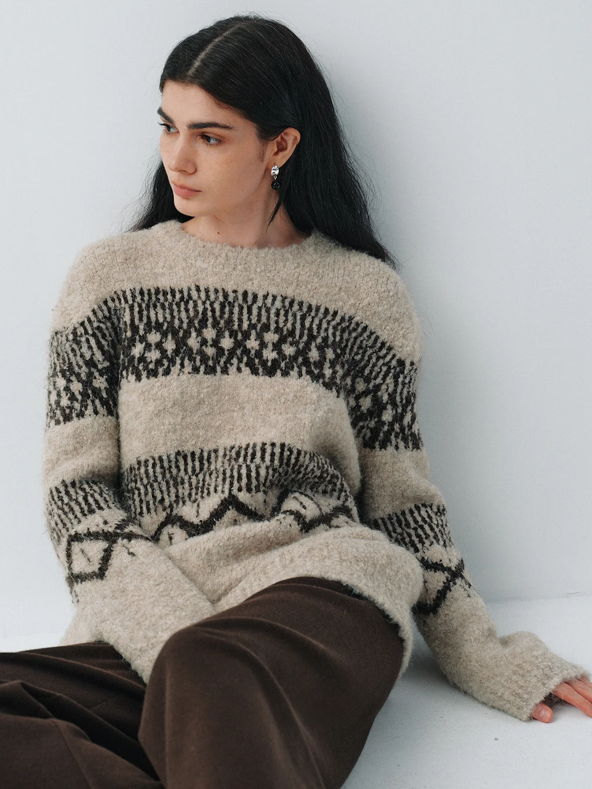 Soft Alpaca Wool Knitted Hat Textured Circle Yarn Set 3648 Faionable Commute Sle Women's Sweater Ciwalk Polyester Fiber
Soft Alpaca Wool Knitted Hat Textured Circle Yarn Set 3648 Faionable Commute Sle Women's Sweater Ciwalk Polyester Fiber