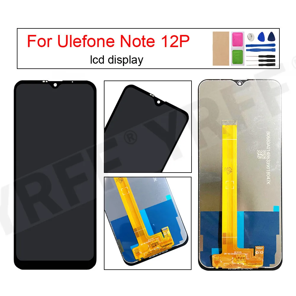 Touch Screen Digitizer Assembly for Ulefone Note 12P, LCD Display, Phone Screen Replacement Parts 
Touch Screen Digitizer Assembly for Ulefone Note 12P, LCD Display, Phone Screen Replacement Parts