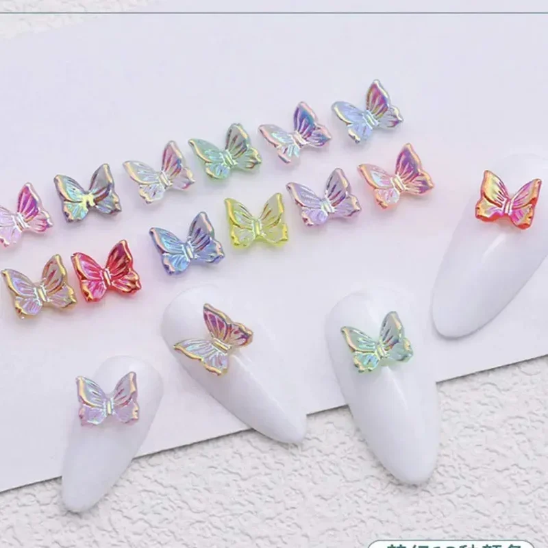 50 Pcs 3D Butterfly Resin Nail Art Decorations Aurora Glitter Nail Charm Ornaments for Nail Art Design Manicure Accessories
50 Pcs 3D Butterfly Resin Nail Art Decorations Aurora Glitter Nail Charm Ornaments for Nail Art Design Manicure Accessories