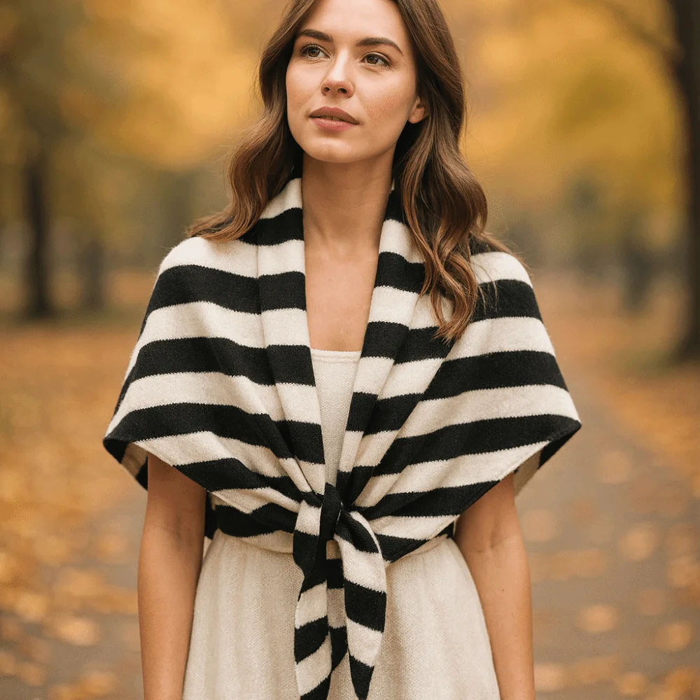 Модный полосатый шарф в корейском стиле, кашемировая зимняя шаль, теплый ветрозащитный вязаный треугольный шарф для женщин/мужчин
Модный полосатый шарф в корейском стиле, кашемировая зимняя шаль, теплый ветрозащитный вязаный треугольный шарф для женщин/мужчин