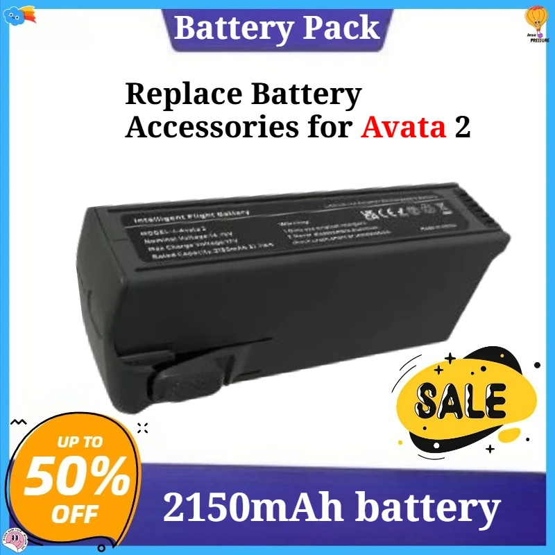 2150mAh Drone Battery Replace Battery Accessories for Avata 2 Battery Flight Time 23 Minutes 
2150mAh Drone Battery Replace Battery Accessories for Avata 2 Battery Flight Time 23 Minutes