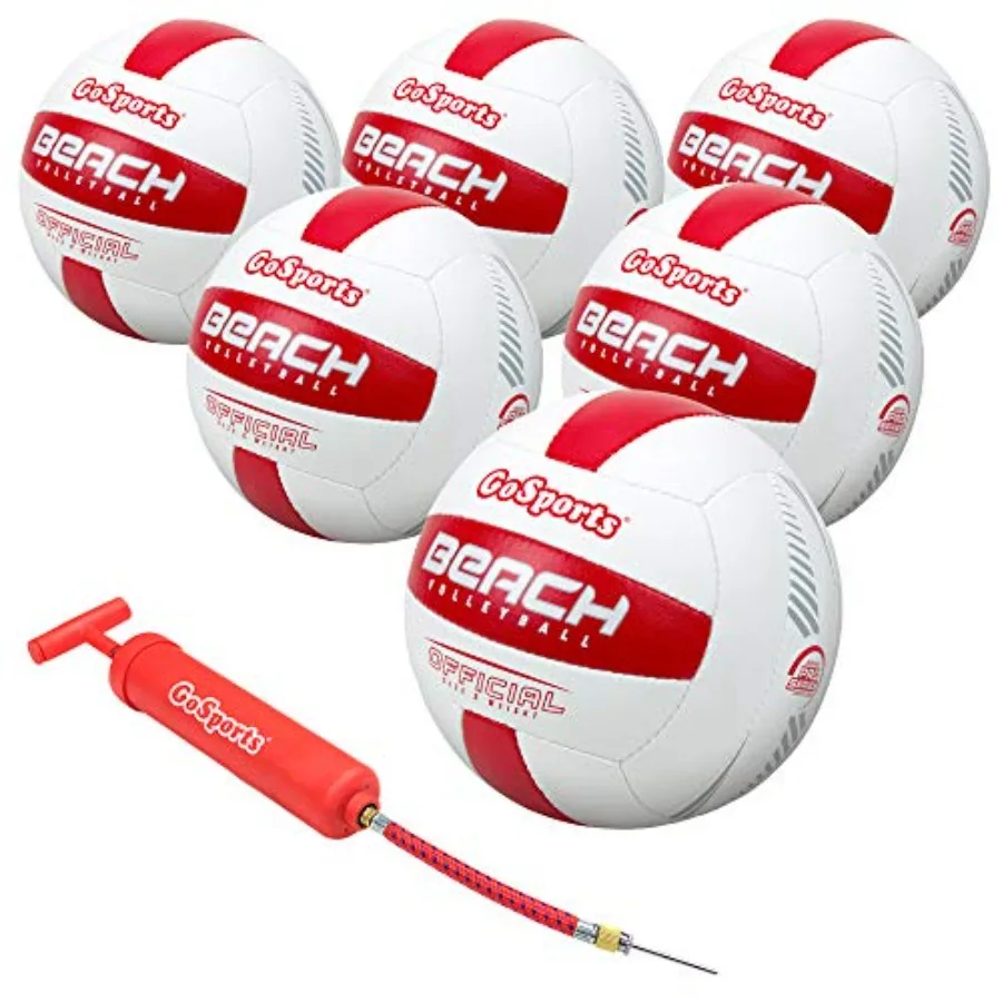 Pro Series Outdoor Beach Volleyball - Regulation Size Weight with Bonus Air Pump - Choose Single Ball or Six Pack
Pro Series Outdoor Beach Volleyball - Regulation Size Weight with Bonus Air Pump - Choose Single Ball or Six Pack