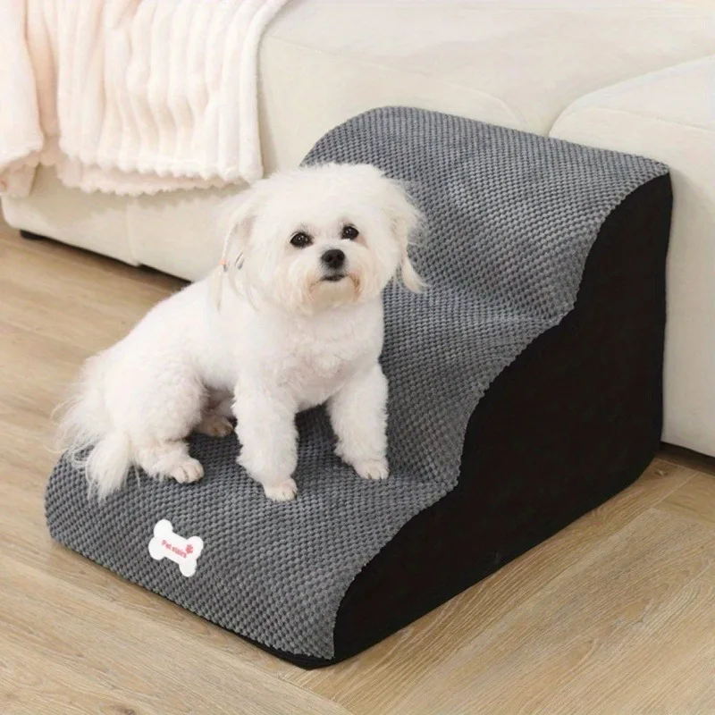 Dual-Layer Anti-Slip Pet Ramp – Soft Steps for Small Dogs,Safe Up &Down Sofa Bed,Compact Design with Removable Cover & Firm Base
Dual-Layer Anti-Slip Pet Ramp – Soft Steps for Small Dogs,Safe Up &Down Sofa Bed,Compact Design with Removable Cover & Firm Base