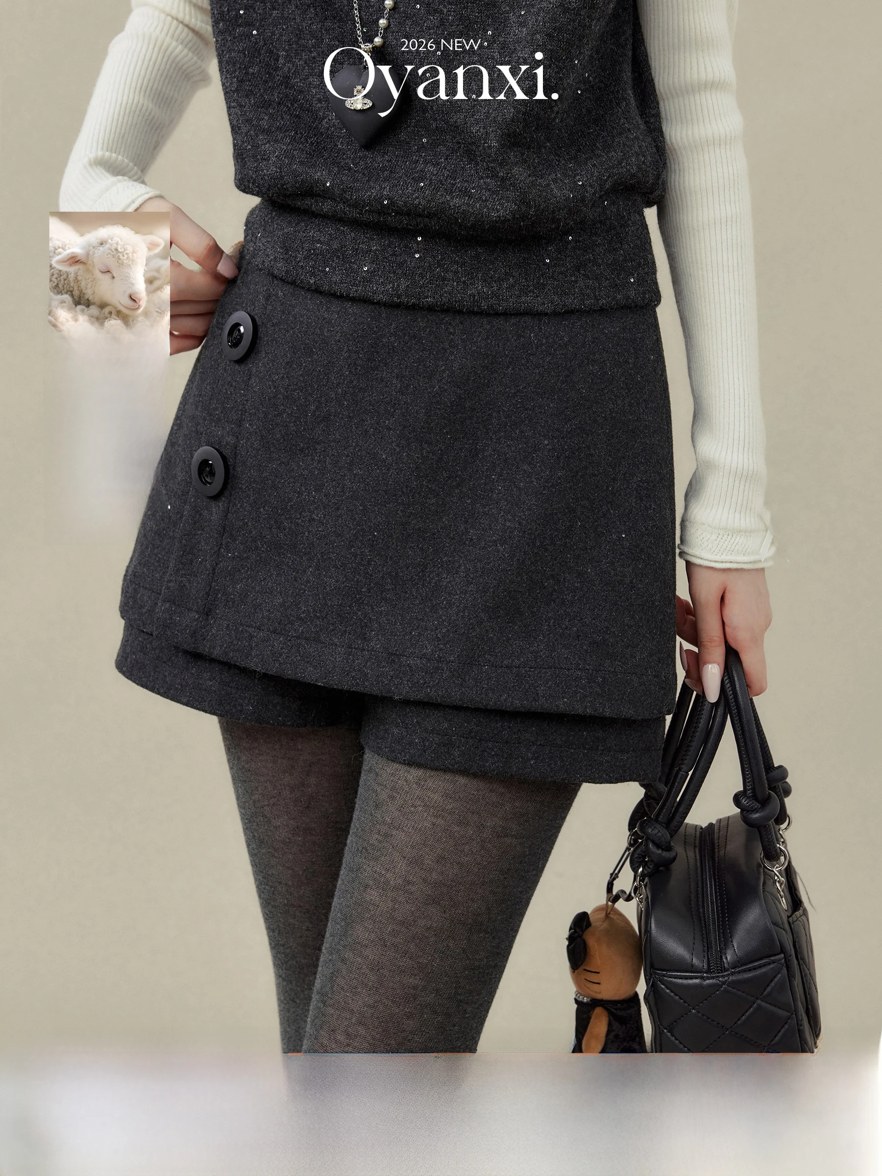 Stunning Grey A-Line Skirt High Waist Casual Style City Commute Friendly Female Teenage Autumn Winter Fashion
Stunning Grey A-Line Skirt High Waist Casual Style City Commute Friendly Female Teenage Autumn Winter Fashion