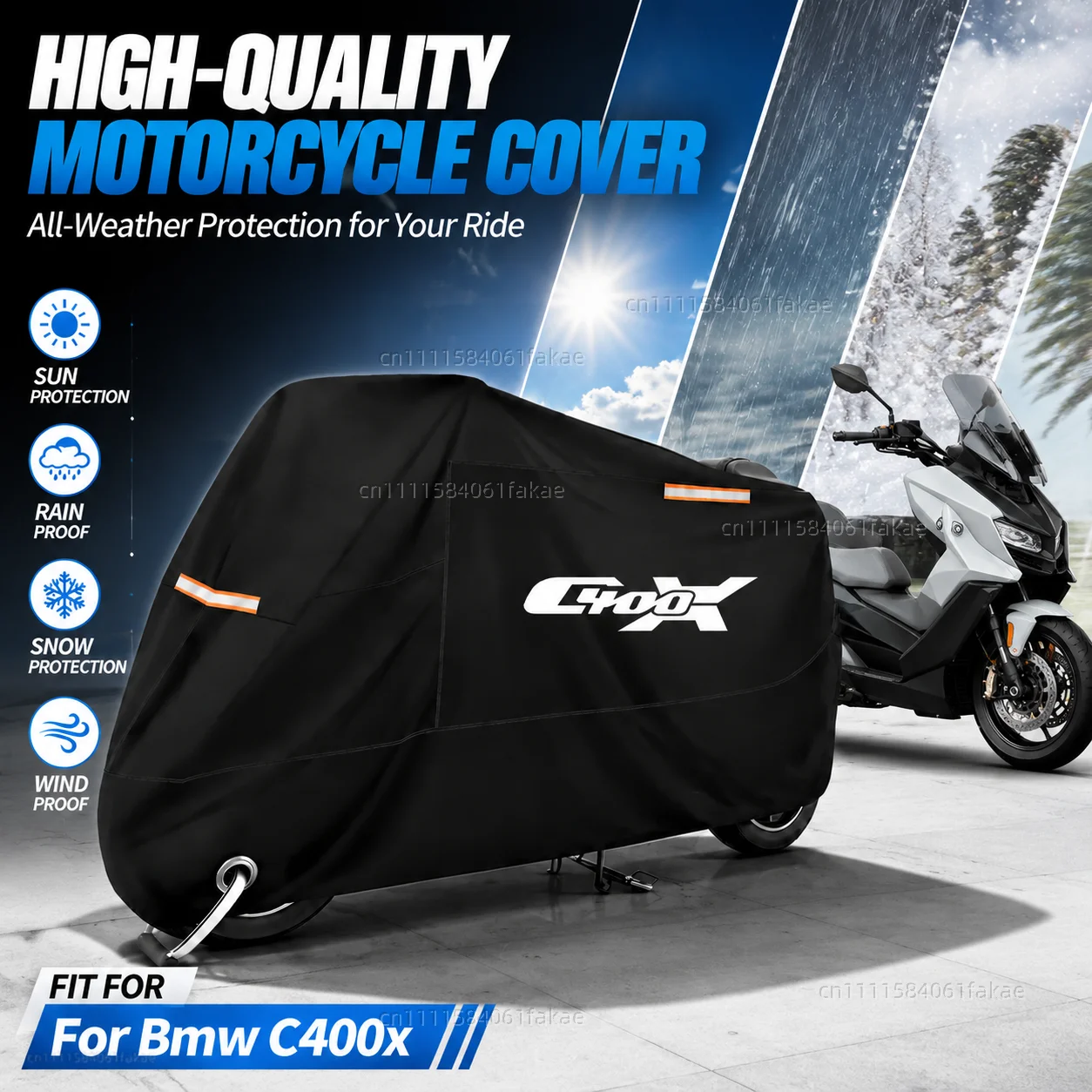 Motorcycle Cover Waterproof Outdoor All Season Dustproof UV Protective Moto Scooter Rain Cover For Bmw C400gt C400x C400 Gt C400
Motorcycle Cover Waterproof Outdoor All Season Dustproof UV Protective Moto Scooter Rain Cover For Bmw C400gt C400x C400 Gt C400