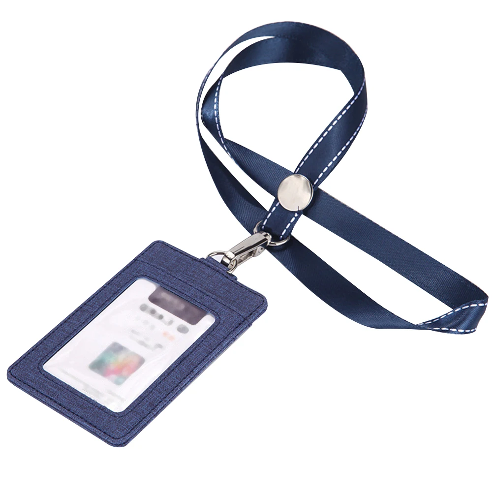 Neck Halter ID Card Holder PU Office Lanyard Name Badge Holders Lanyards for Staff
Neck Halter ID Card Holder PU Office Lanyard Name Badge Holders Lanyards for Staff
