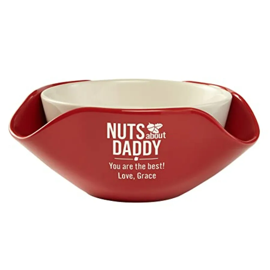 Personalized Nuts About Him Snack Bowl Custom Nut and Shell Bowl Set for Men Ideal for Gift Giving Home Decor Office Relaxation
Personalized Nuts About Him Snack Bowl Custom Nut and Shell Bowl Set for Men Ideal for Gift Giving Home Decor Office Relaxation