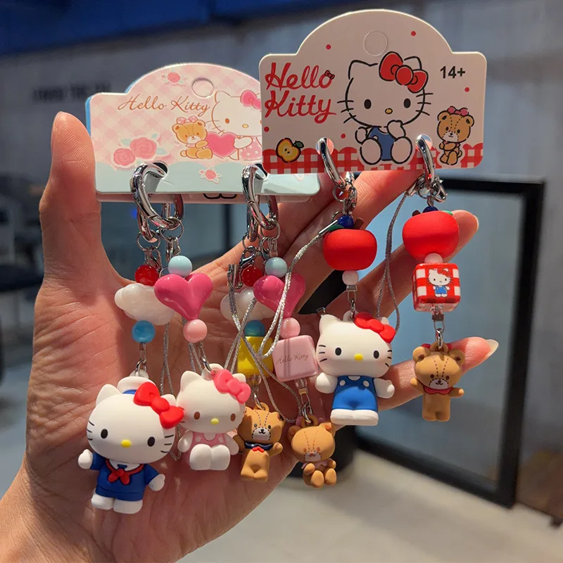 Kawaii Hello Kitty Keychain Cute Kt Automotive Interior Cartoon Schoolbag Charm Ornament Anime Peripherals Friend Birthday Gift
Kawaii Hello Kitty Keychain Cute Kt Automotive Interior Cartoon Schoolbag Charm Ornament Anime Peripherals Friend Birthday Gift