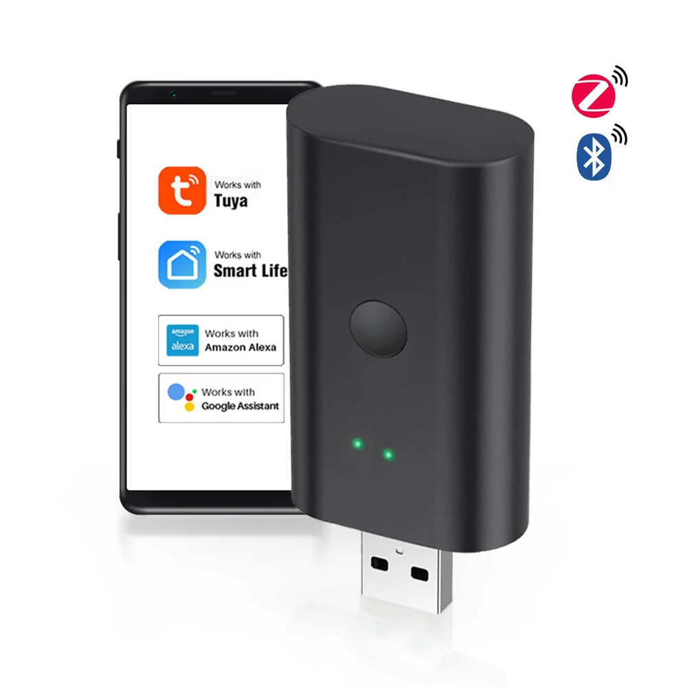 N319 USB Zigbee Gateway Bluetooth-compatible & Zigbee Support Remote Control via Tuya/Smart Life App Smart Home Automation Hub
N319 USB Zigbee Gateway Bluetooth-compatible & Zigbee Support Remote Control via Tuya/Smart Life App Smart Home Automation Hub