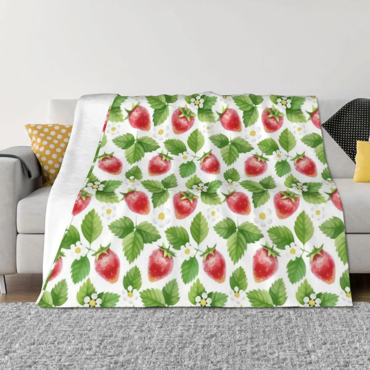 Strawberry jam Throw Blanket Decorative Sofa Decorative Throw sofa bed Soft Beds Blankets
Strawberry jam Throw Blanket Decorative Sofa Decorative Throw sofa bed Soft Beds Blankets