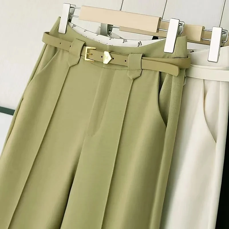 Spring Summer 2024 New Women's Trousers Women Show High Fashion Wild Straight Pocket Slim Casual Comfortable Casual Pants
Spring Summer 2024 New Women's Trousers Women Show High Fashion Wild Straight Pocket Slim Casual Comfortable Casual Pants
