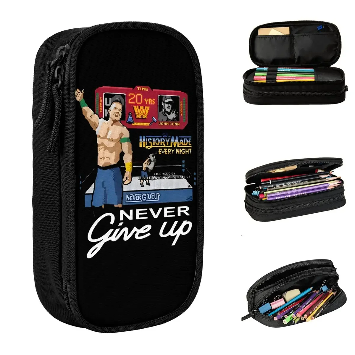 Вместительная коробка для ручек Джон цена 20 лет никогда не сдавайся офисная сумка для борьбы двухслойная искусственная ручка канцелярские принадлежности для девушек Сумка Для Макияжа
Вместительная коробка для ручек Джон цена 20 лет никогда не сдавайся офисная сумка для борьбы двухслойная искусственная ручка канцелярские принадлежности для девушек Сумка Для Макияжа