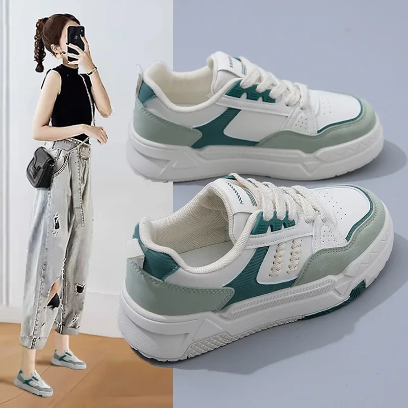 Women Fashion Casual Sports Shoes Autumn Ladies Breathable Non-slip Flats Breathable Lace-Up Vulcanize Sneakers Zapatos De Mujer
Women Fashion Casual Sports Shoes Autumn Ladies Breathable Non-slip Flats Breathable Lace-Up Vulcanize Sneakers Zapatos De Mujer