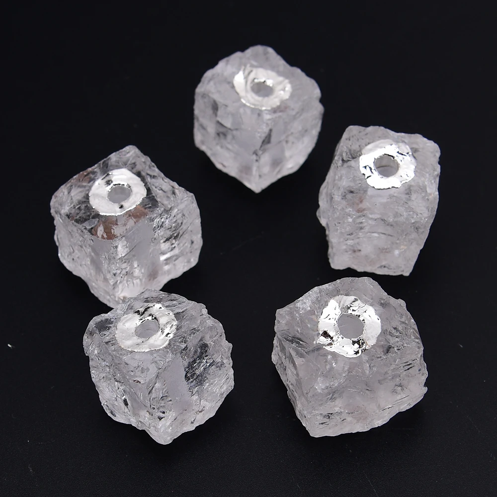 APDGG 5 Pcs Big Natural Clear Rock Quartz Sliver Cube Shape Charms Pendant Beads Jewelry Making DIY
APDGG 5 Pcs Big Natural Clear Rock Quartz Sliver Cube Shape Charms Pendant Beads Jewelry Making DIY