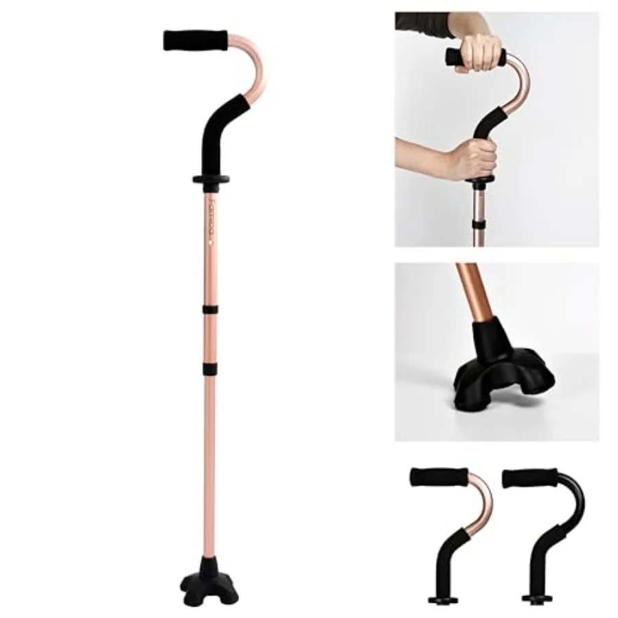 Stand by Me Walking Cane for Elderly and Disabled, Adjustable with Soft Cushioned Handle, Portable Lightweight, Collapsible, Ex
Stand by Me Walking Cane for Elderly and Disabled, Adjustable with Soft Cushioned Handle, Portable Lightweight, Collapsible, Ex