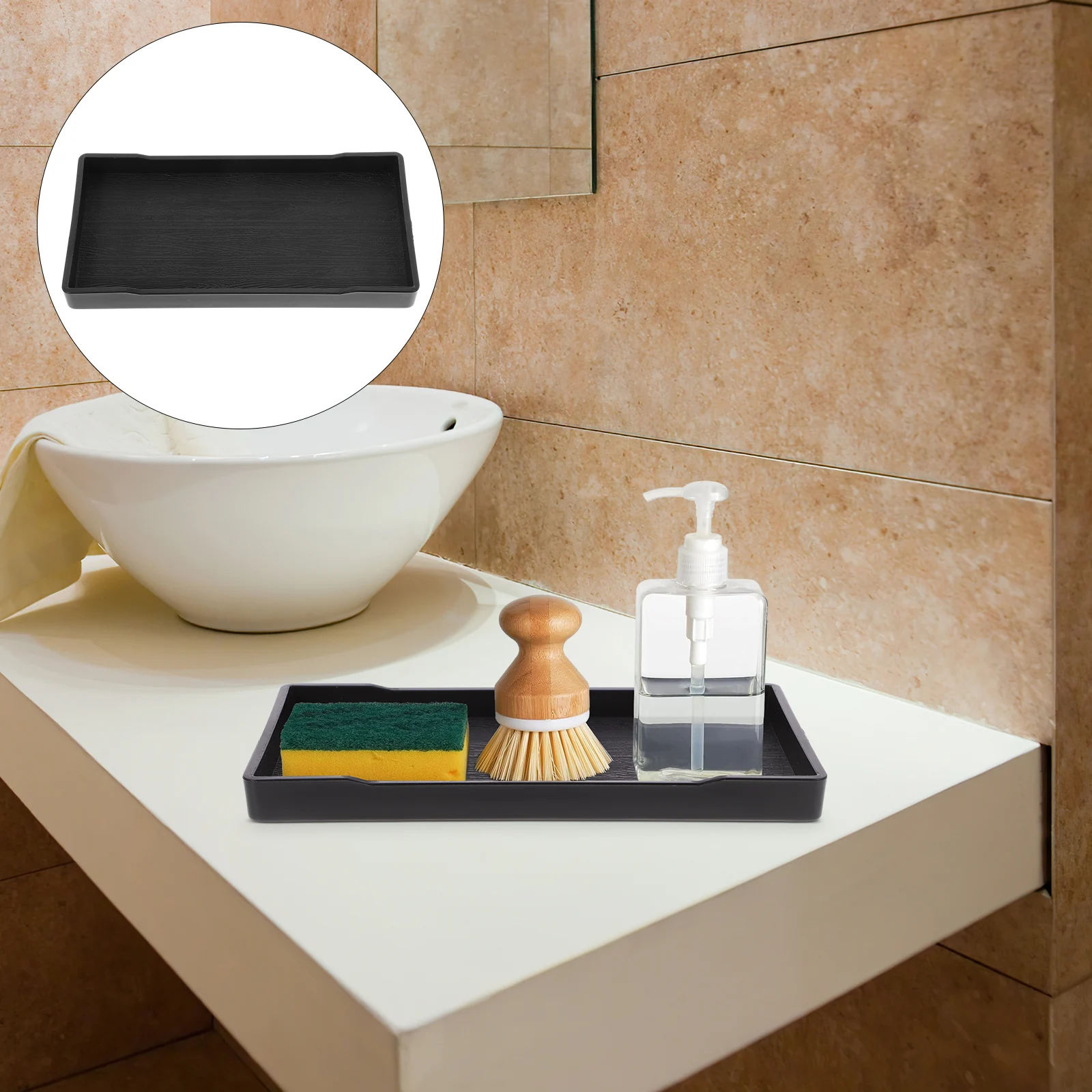 Thickened Bathroom White Wood Grain Rectangle Storage Plate Vanity Counter Jewelry Holder Accessories Organizer
Thickened Bathroom White Wood Grain Rectangle Storage Plate Vanity Counter Jewelry Holder Accessories Organizer