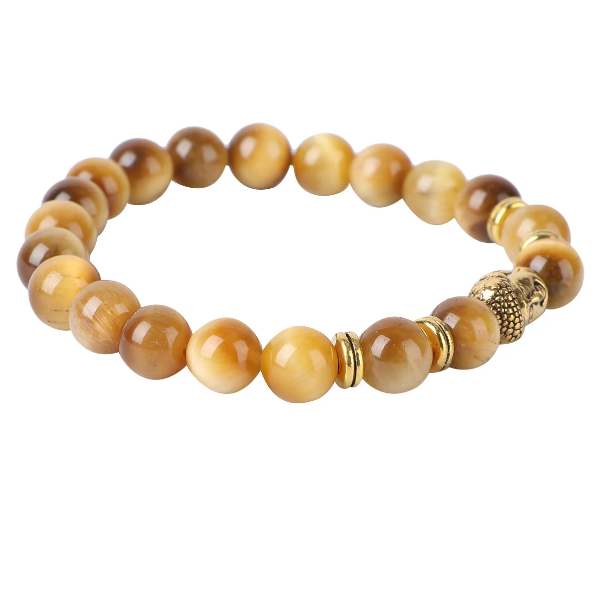 Tiger-Eye Buddha Wrist Chain Stylish Elastic Rope Bracelet for Daily Wear Hand Chain Decorative Fashion Bangle Jewelry for Loved
Tiger-Eye Buddha Wrist Chain Stylish Elastic Rope Bracelet for Daily Wear Hand Chain Decorative Fashion Bangle Jewelry for Loved