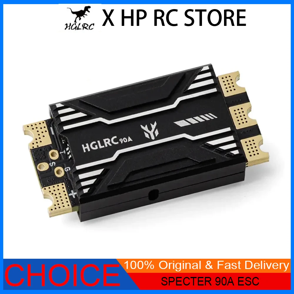 HGLRC SPECTER 90A 2-8S Dual MOS BL32 Telemetry ESC – for Movie-level X8/X4/XCLASS FPV Drone
HGLRC SPECTER 90A 2-8S Dual MOS BL32 Telemetry ESC – for Movie-level X8/X4/XCLASS FPV Drone