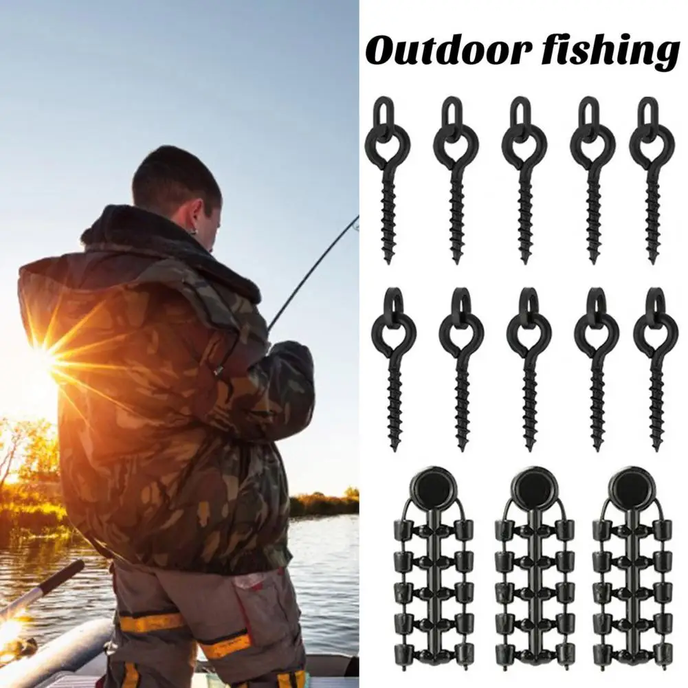 70Pcs/Set Carp Fishing Gear Set with Storage Box Round Oval Ring Screws Swivels Black Blocking Beans Carp Fishing Accessories
70Pcs/Set Carp Fishing Gear Set with Storage Box Round Oval Ring Screws Swivels Black Blocking Beans Carp Fishing Accessories