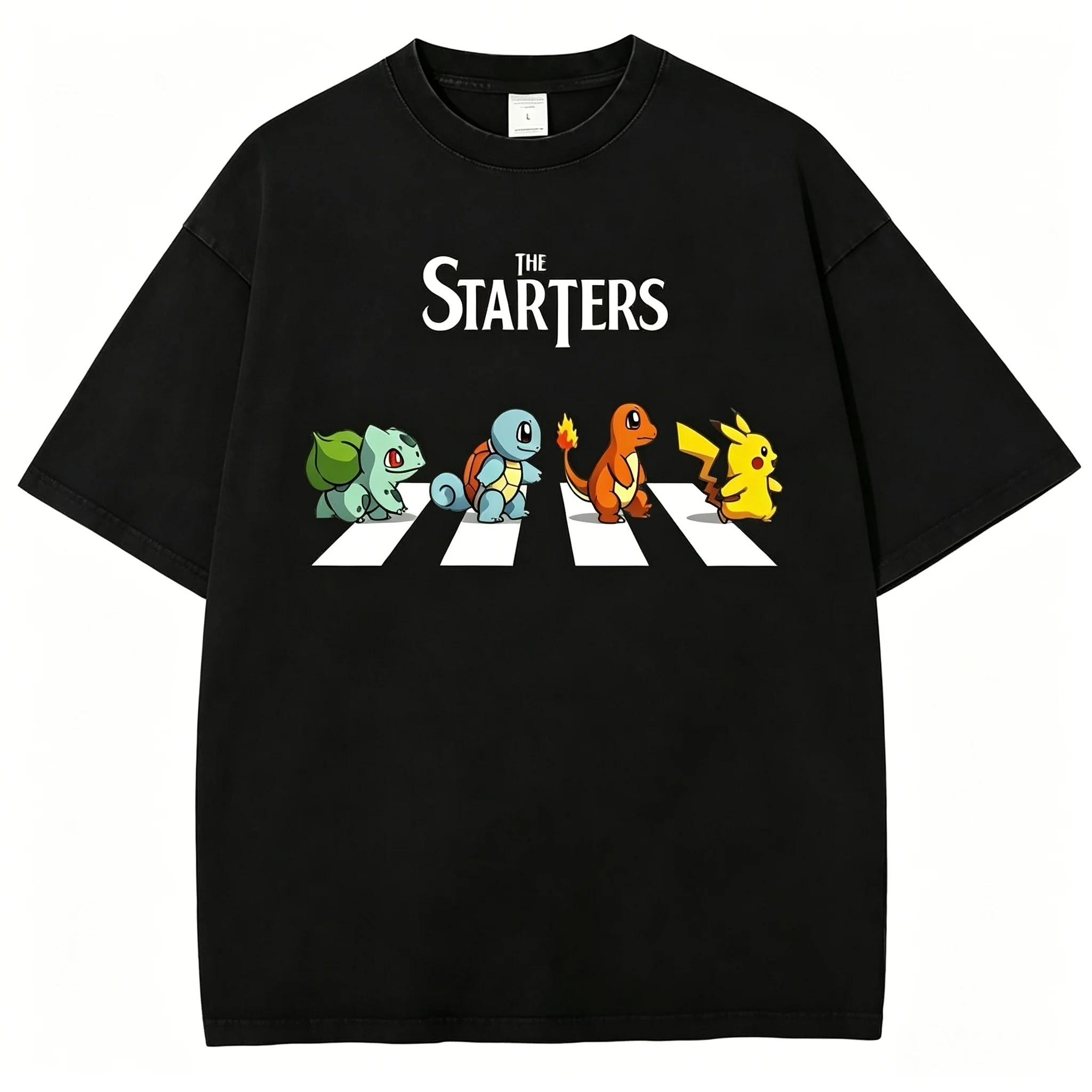 Pokemon Starters Abbey Road T Shirt Pikachu Bulbasaur Charmander Squirtle Funny Graphic Tee Unisex Cotton Short Sleeve Casual Top Multi Color
Pokemon Starters Abbey Road T Shirt Pikachu Bulbasaur Charmander Squirtle Funny Graphic Tee Unisex Cotton Short Sleeve Casual Top Multi Color