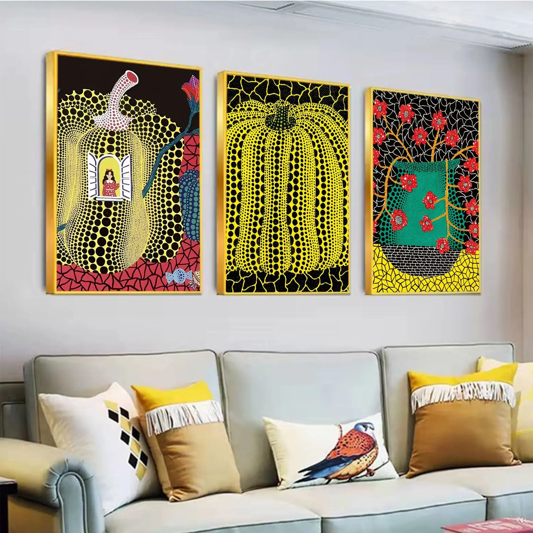 Yayoi Kusama Exhibition DIY Sticky Poster Retro Kraft Paper Sticker DIY Room Bar Cafe Vintage Decorative Painting
Yayoi Kusama Exhibition DIY Sticky Poster Retro Kraft Paper Sticker DIY Room Bar Cafe Vintage Decorative Painting