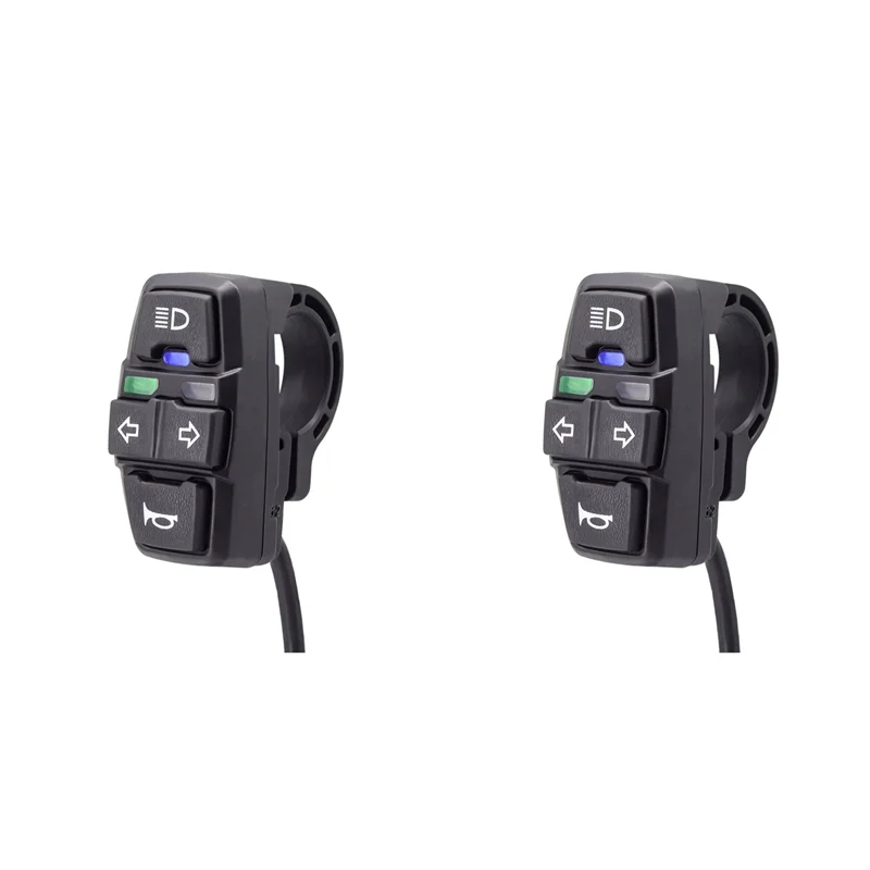 2X Ebike Light Switch+Horn And Turning Light Switch Scooters Electric Bicycle Intelligent Bike Diy Accessories,36V-B60B
2X Ebike Light Switch+Horn And Turning Light Switch Scooters Electric Bicycle Intelligent Bike Diy Accessories,36V-B60B