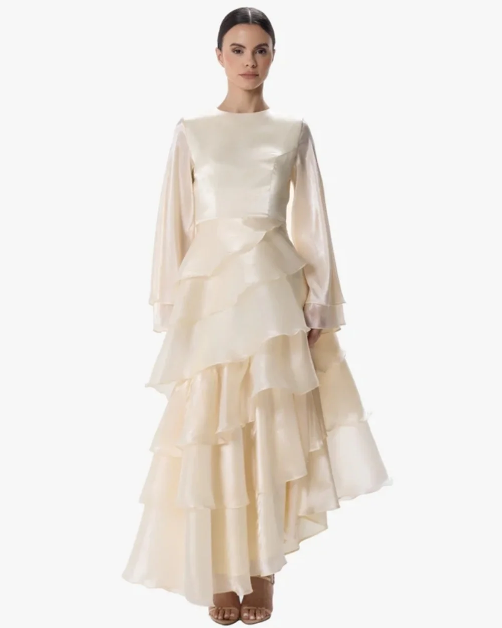 Customized High Quality Women Ruched Pleat A-Line Evening Dress Modern Style O-Neck Long Sleeves Ankle Length Dresses Party Gown
Customized High Quality Women Ruched Pleat A-Line Evening Dress Modern Style O-Neck Long Sleeves Ankle Length Dresses Party Gown