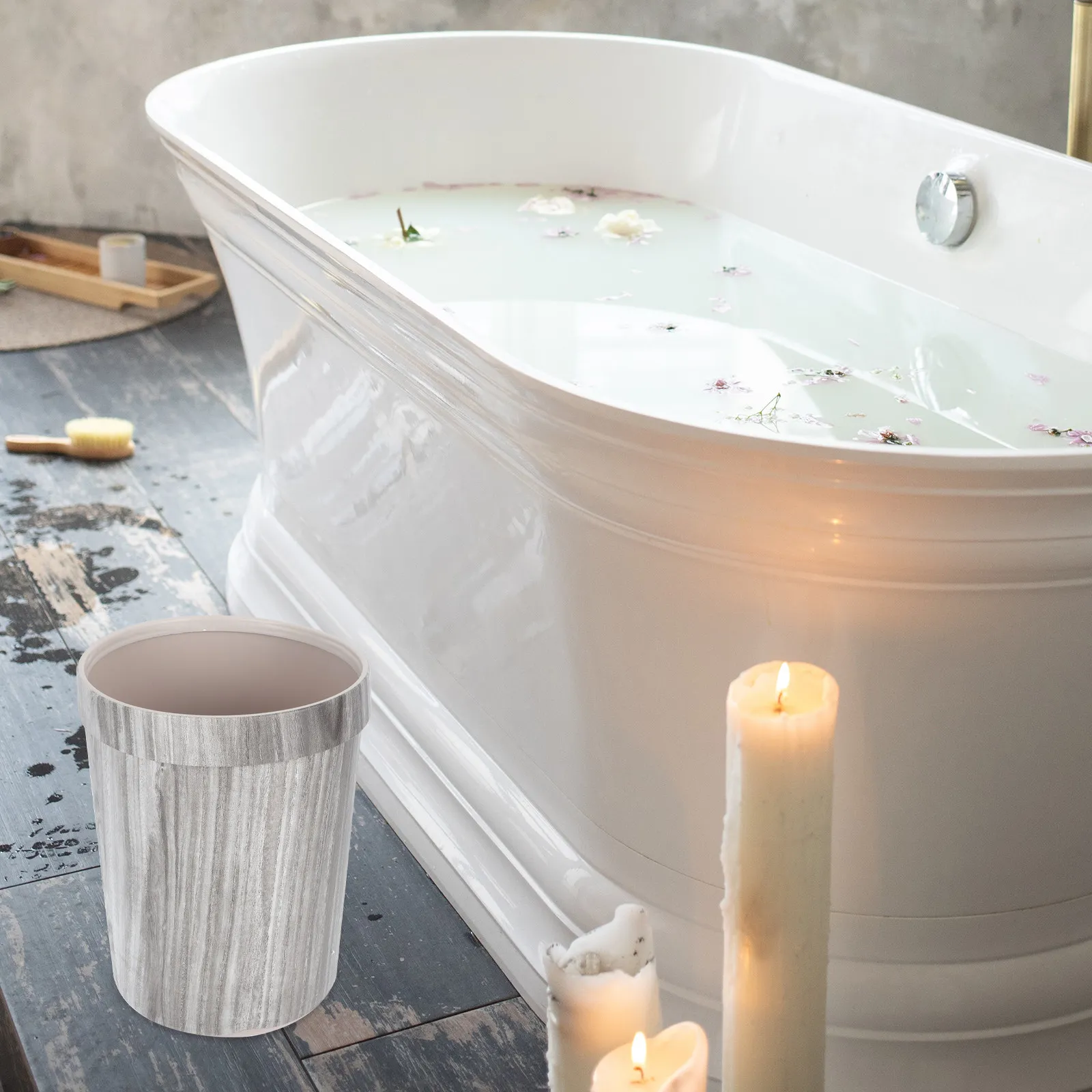 1Pcs Vintage Style Garbage Can Retro Wooden Texture Plastic Trash Bucket Household Waste Container for Bathroom Hotel Dormitory
1Pcs Vintage Style Garbage Can Retro Wooden Texture Plastic Trash Bucket Household Waste Container for Bathroom Hotel Dormitory
