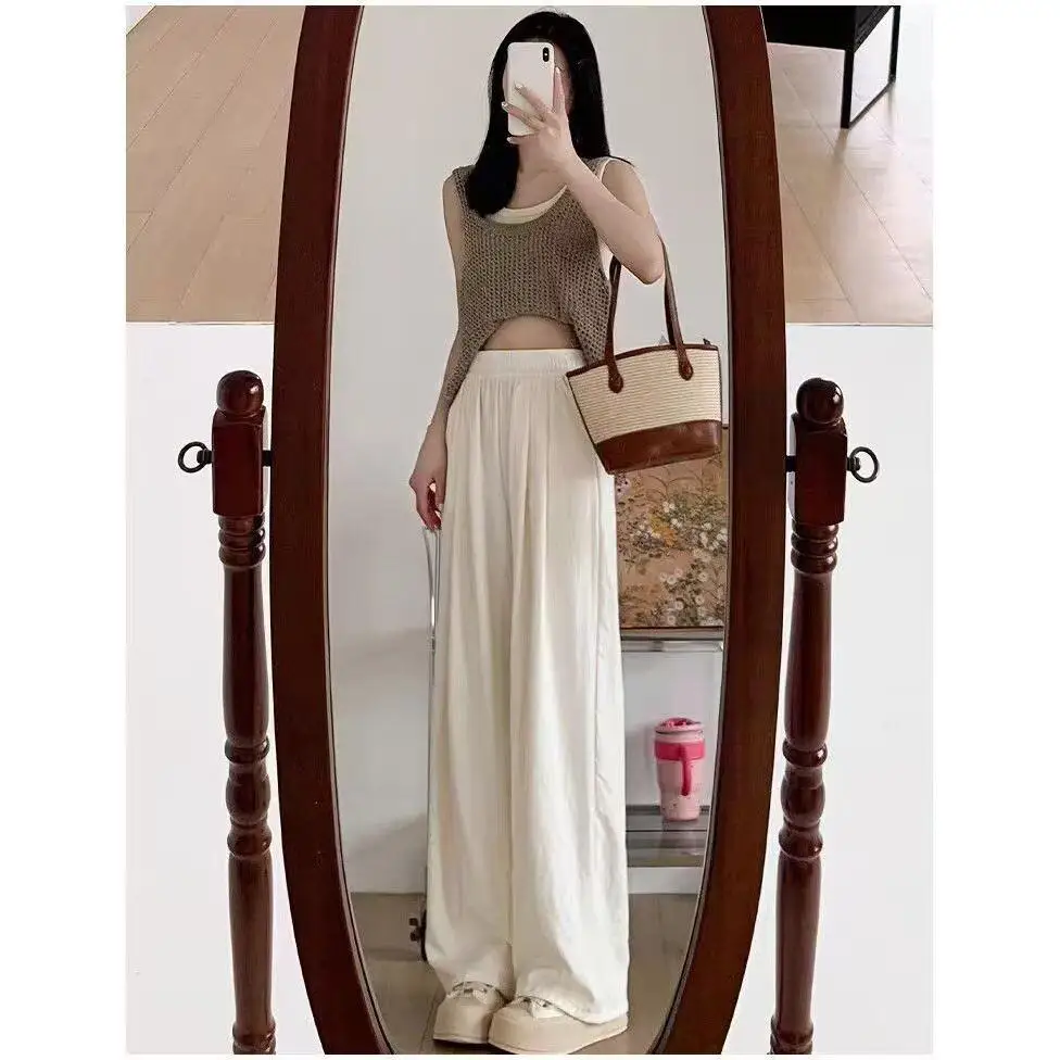 Синие широкие брюки Blue Lazy Sle для женщин, весна-осень, новые, с высокой талией, струящиеся, из ацетатной ткани, с текстурой, Maifuimamoto, из ледяного шелка
Синие широкие брюки Blue Lazy Sle для женщин, весна-осень, новые, с высокой талией, струящиеся, из ацетатной ткани, с текстурой, Maifuimamoto, из ледяного шелка