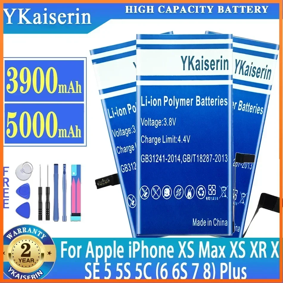 Аккумулятор YKaiserin для Apple iPhone 5 5S 5C (6 6S 7 8), Plus 6Plus 6SPlus 7Plus 8Plus XSMax XS Max XS XR X SE Аккумуляторы для телефонов
Аккумулятор YKaiserin для Apple iPhone 5 5S 5C (6 6S 7 8), Plus 6Plus 6SPlus 7Plus 8Plus XSMax XS Max XS XR X SE Аккумуляторы для телефонов