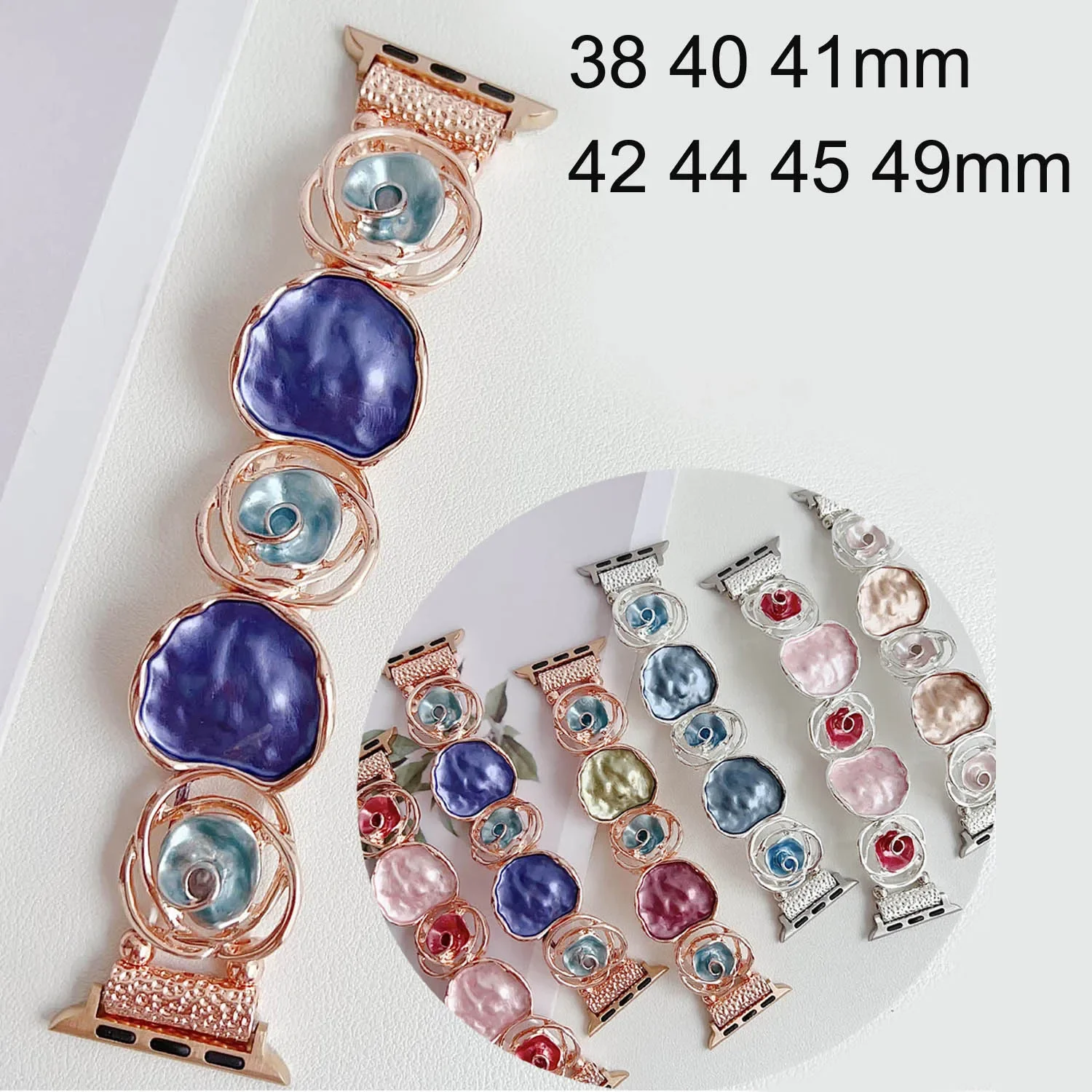 Женский цветочный браслет для Apple Watch Ultra 2 49 мм, ремешок 45 44 42 41 40 46 мм, ремешок для IWatch серии 10 9 8 7 SE 6 5 4 браслет
Женский цветочный браслет для Apple Watch Ultra 2 49 мм, ремешок 45 44 42 41 40 46 мм, ремешок для IWatch серии 10 9 8 7 SE 6 5 4 браслет