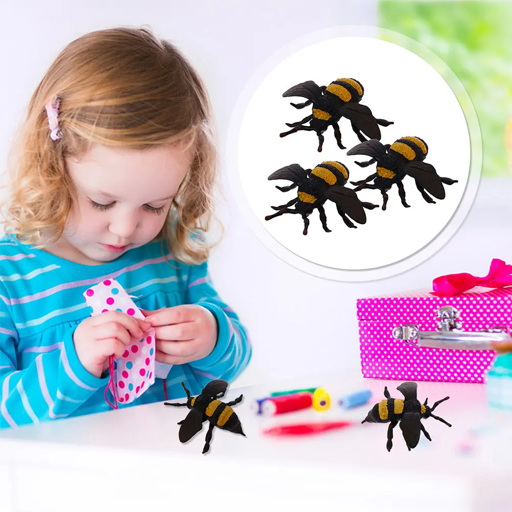 2Pcs Delicate Bee Shape Models Lifelike Appearance Creative Trick Props Desktop Decorations Party Favors Enrichment Play Tools
2Pcs Delicate Bee Shape Models Lifelike Appearance Creative Trick Props Desktop Decorations Party Favors Enrichment Play Tools