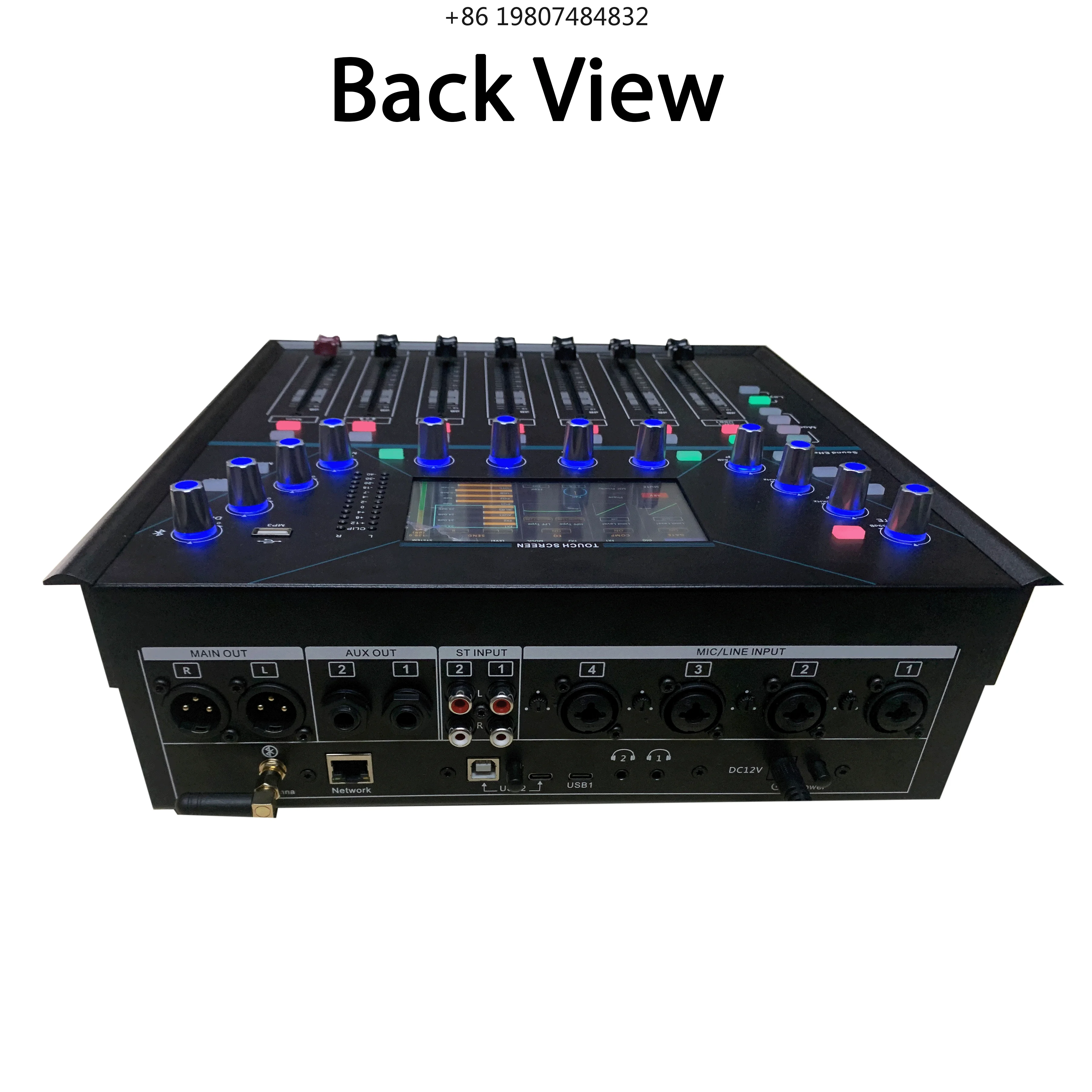 Touch Screen OTG Interface Bluetooth Compact Digital Mixer for Live Streaming 7 Motorized Faders 5 Inch
Touch Screen OTG Interface Bluetooth Compact Digital Mixer for Live Streaming 7 Motorized Faders 5 Inch