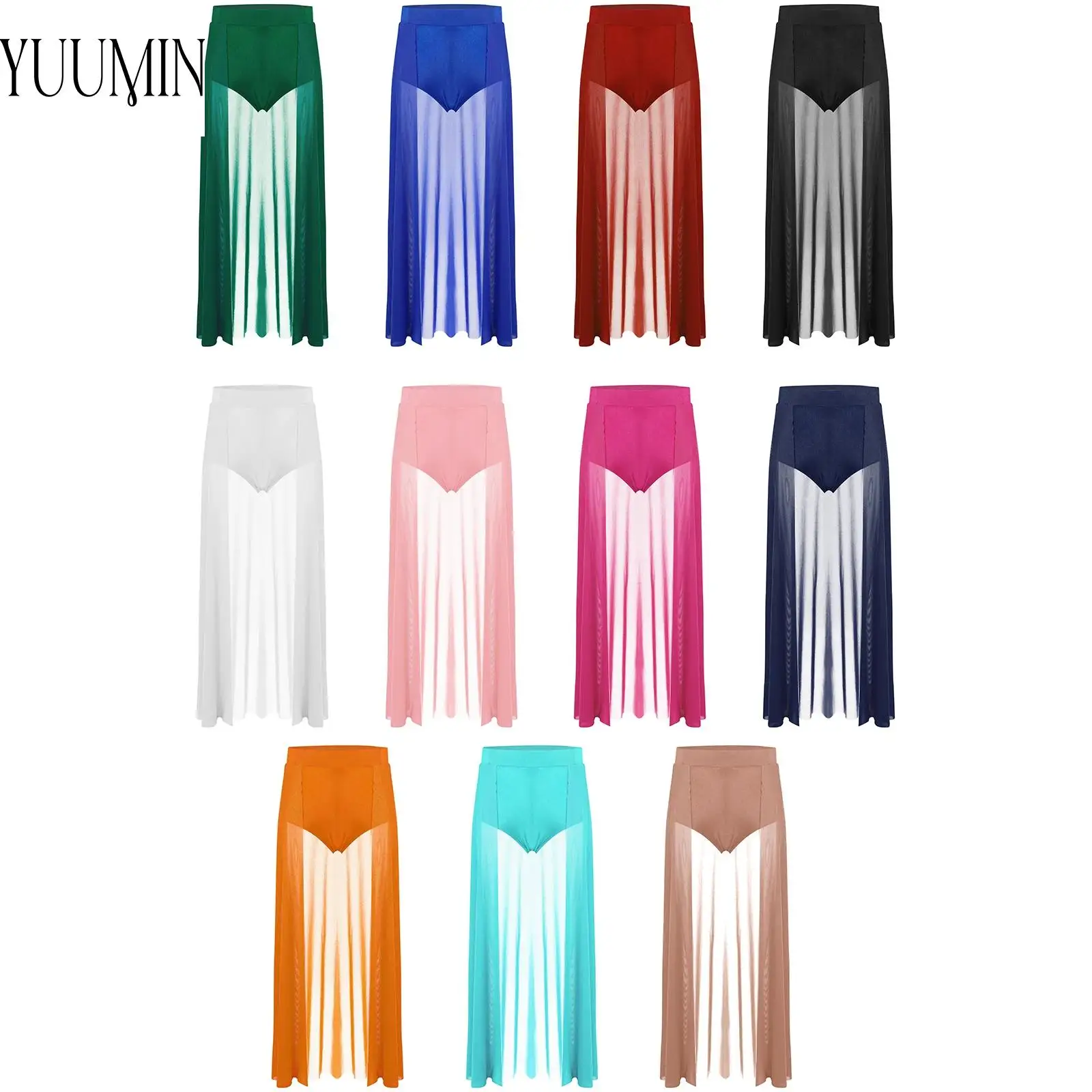 Teen Girls Lyrical Dance Open Front Skirt Gymnastics Figure Skating Ballet Modern Dancewear Built-in Briefs Ankle Length Skirts
Teen Girls Lyrical Dance Open Front Skirt Gymnastics Figure Skating Ballet Modern Dancewear Built-in Briefs Ankle Length Skirts