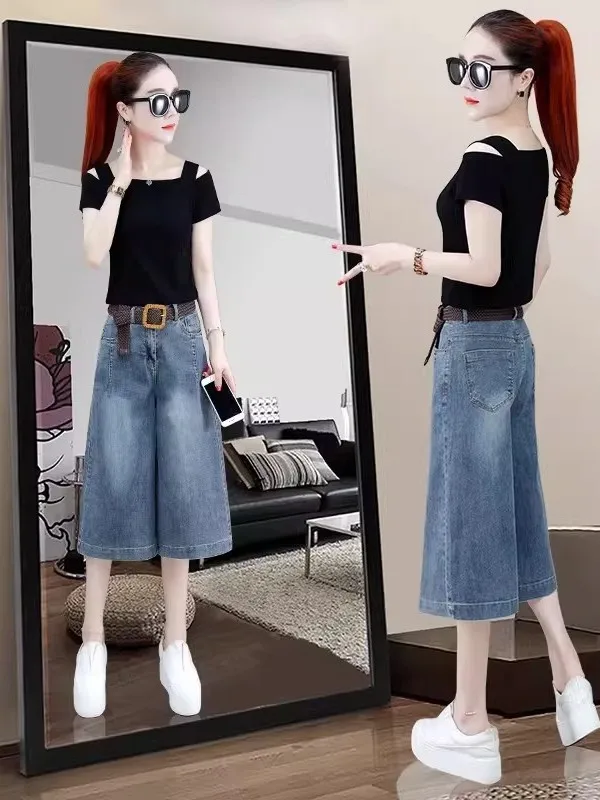 High Waist Loose Fit Thin Straight Leg Jeans Women's Sixteen Parts Summer New Style Seven-Foot Pants Casual Versatile
High Waist Loose Fit Thin Straight Leg Jeans Women's Sixteen Parts Summer New Style Seven-Foot Pants Casual Versatile
