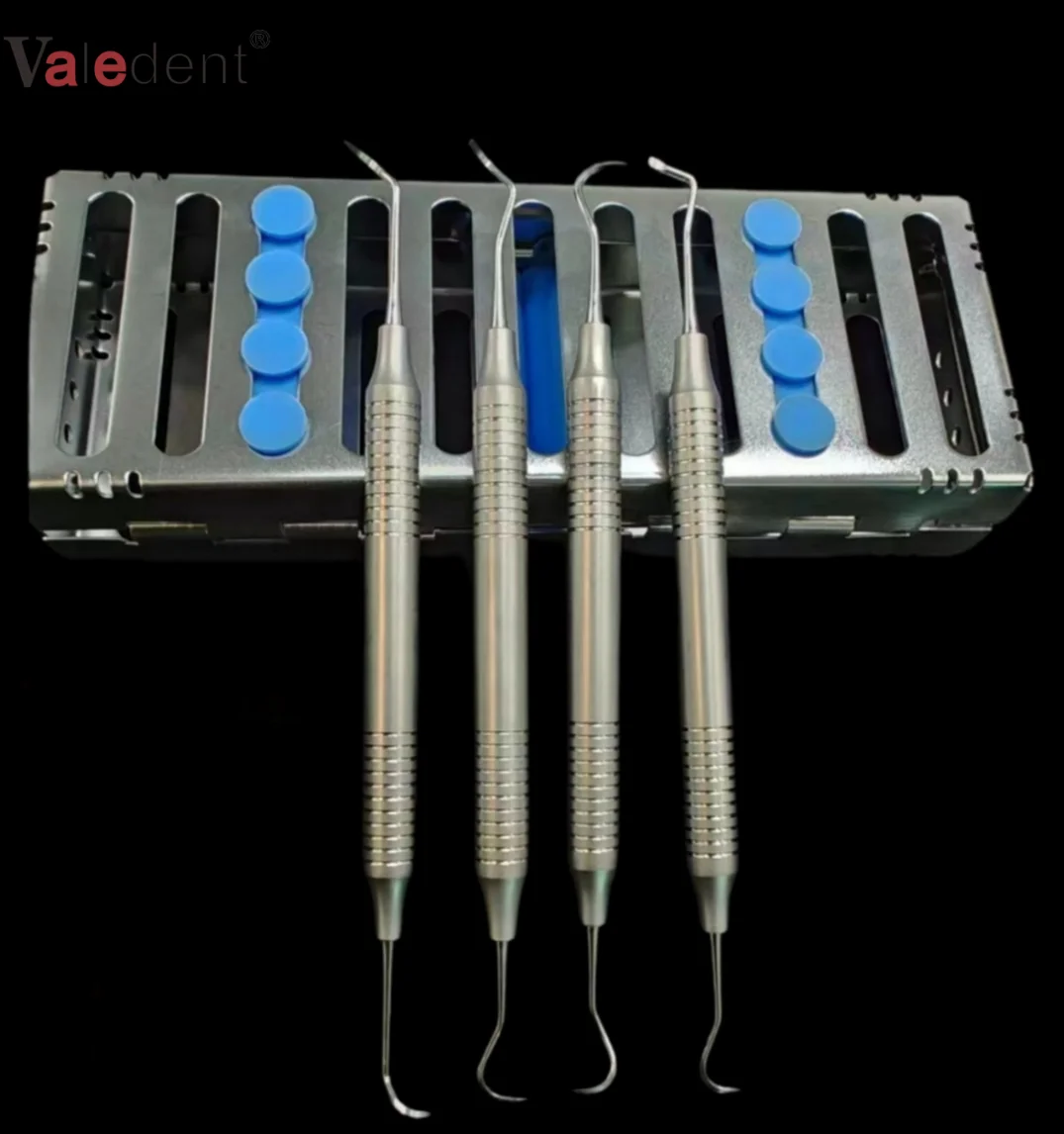 Dental Scaler Set 4PCS - Multi-Functional Double-Ended Tools Stainless Steel for Teeth Cleaning & Diagnosis
Dental Scaler Set 4PCS - Multi-Functional Double-Ended Tools Stainless Steel for Teeth Cleaning & Diagnosis