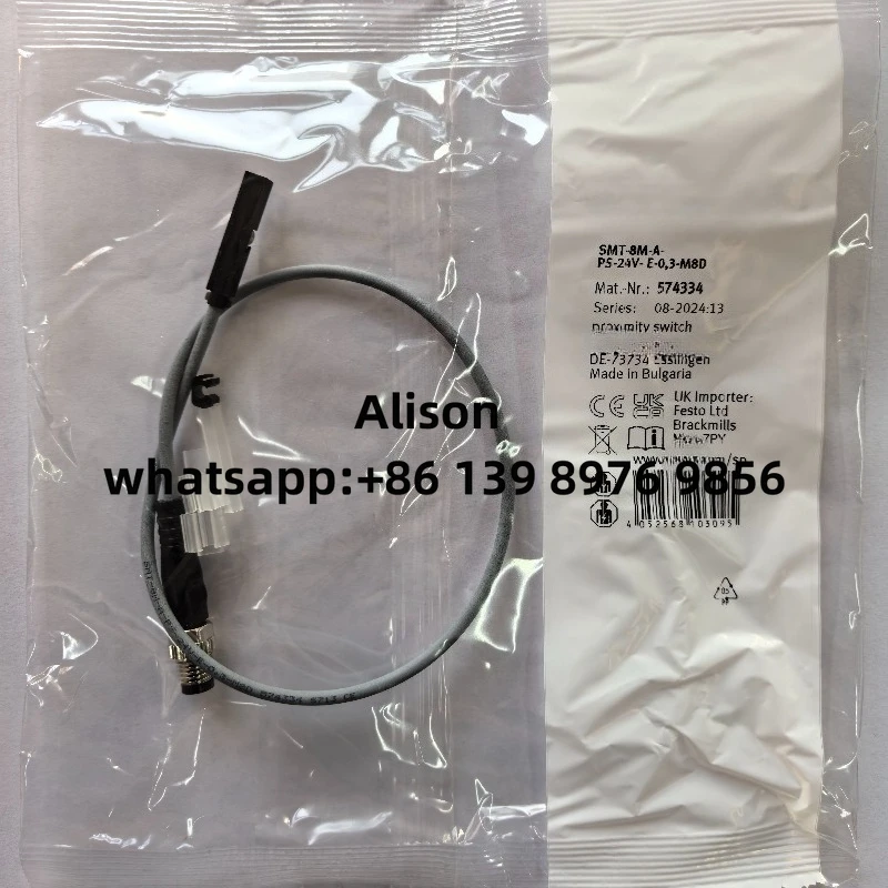 OriginalProximity Switch 574334 SMT-8M-A-PS-24V-E-0.3-M8D 574335 574336 SMT-8M-A-PS-24V-E-5.0-OE 574338 SMT-8M-A-NS-24V-E-2.5-OE
OriginalProximity Switch 574334 SMT-8M-A-PS-24V-E-0.3-M8D 574335 574336 SMT-8M-A-PS-24V-E-5.0-OE 574338 SMT-8M-A-NS-24V-E-2.5-OE