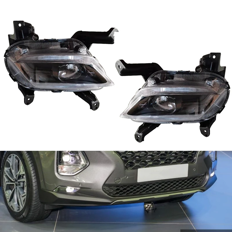 LED Fog Lights For Hyundai Santa Fe 2019 2020 DRL Headlight Front Bumper Fog Lamp Daytime Running Light 92201S1100 92202S1100
LED Fog Lights For Hyundai Santa Fe 2019 2020 DRL Headlight Front Bumper Fog Lamp Daytime Running Light 92201S1100 92202S1100