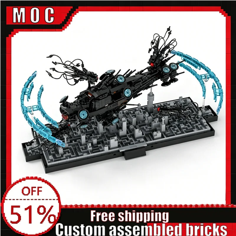 1748 PCS Mini Retro Sci-Fi Hover Vessel Display Building Blocks Educational DIY Assembly Toys Creative Birthday Christmas Gifts
1748 PCS Mini Retro Sci-Fi Hover Vessel Display Building Blocks Educational DIY Assembly Toys Creative Birthday Christmas Gifts